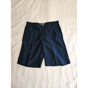 Columbia Sportswear Shorts Men's 34 Navy Blue Golf Chino Casual